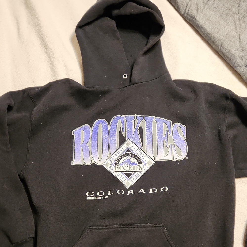 Majestic Black Rockies Hoodie